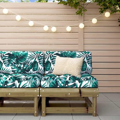 Middenbank Tuin - Loungeset Balkon - Ontspannen Buiten - Geïmpregneerd Hout - 63 x 34 x 105 cm