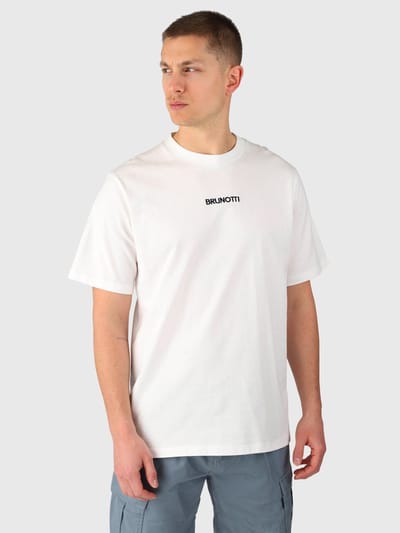 Brunotti - Esseries - T-Shirt Snow - Heren Shirt - 100% Zwaar Katoen - Relaxed Fit - XXL