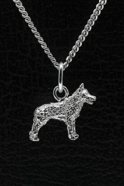 Zilveren Hrvatski ovcar ketting hanger - klein