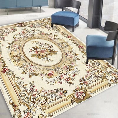 Nordic Stijl Grote Oppervlakte Bloementapijten Woonkamer Licht Luxe Zacht Bankgebied Tapijt Huis Slaapkamer Decoratie Garderobe Vloermat 100*200cm