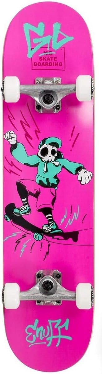 Compleet Skateboard - Beginnersboard - Buiten skateboarden - Klaar voor gebruik - 7.75 inch - Roze
