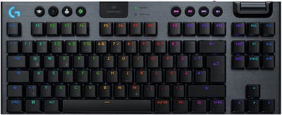 Logitech G G915 X LIGHTSPEED toetsenbord Gamen USB + RF Wireless + Bluetooth QWERTZ Duits Zwart