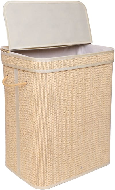 Wasmand - 90 liter - opvouwbaar - bamboe