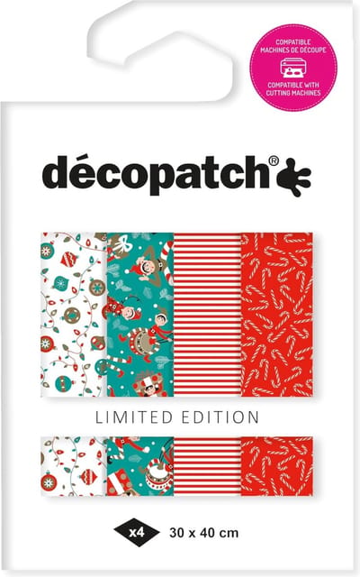 Set Texture Decopatch papier "ELFEN" hotfoil Limited Edition