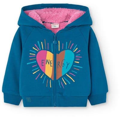Boboli Fleece Jas Blauw 12 Months Jongens,Meisjes