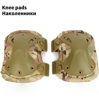 Tactische Kniebeschermer Ondersteuning Elleboogbeschermer CS Militaire Leger Airsoft Buiten Gebruik Sport Jacht Kniebeschermers Veilige Uitrusting Beschermers Knieën Pads