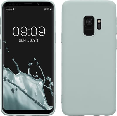 kwmobile telefoonhoesje geschikt voor Samsung Galaxy S9 - Hoesje voor smartphone - Back cover in cool mint