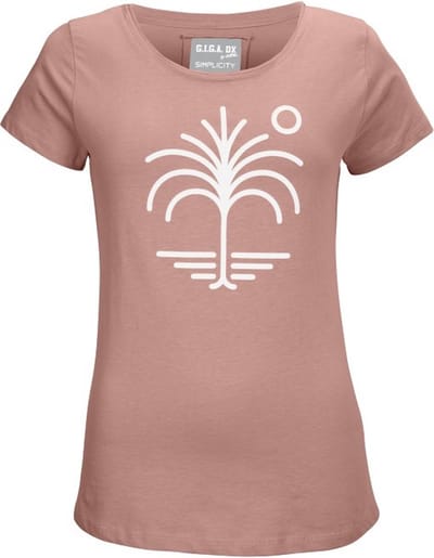 Dames shirt Giga by Killtec - shirt dames - 39349 - roze + print - maat 38