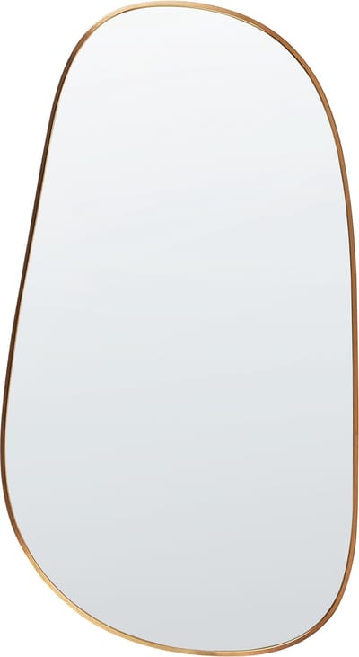 VERNAIS - Wandspiegel - Goud - 57 x 110 cm - Metaal