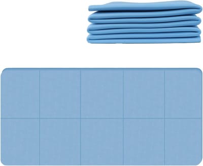 Opvouwbare lichtgewicht antislip TPE yogamat - 183 cm x 61 cm x 8 mm - voor reizen, yoga, pilates en workout Yoga mat