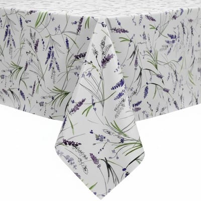 Protecttable - Tafelzeil Lavanda 140x50cm - Tafelkleed Afwasbaar - Kunststof