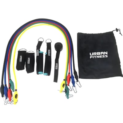 Urban Fitness - weerstandsbanden set - 11 stuks -
