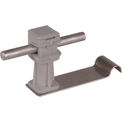 Dehn Dakdoorvoerhouder StSt Kunststof Grijs H36mm Rd 8mm - 204229 [2 stuks]