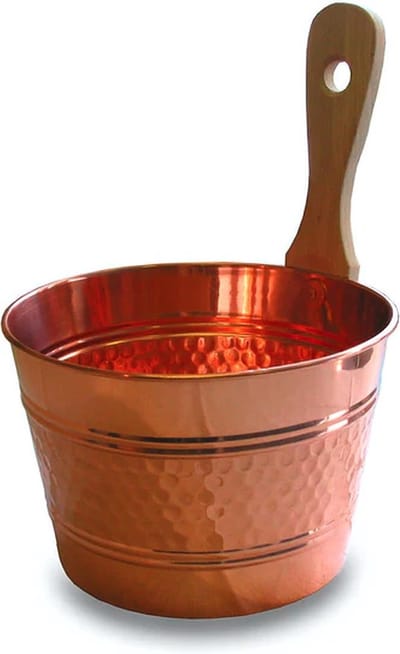 Saunia - Sauna emmer - 4 liter - koper
