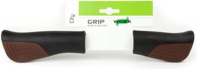 Widek Handvatset City Nova 90/120mm kinderfiets zw/bruin