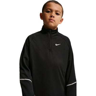 Nike Miler Trainingspakken Kinder - Zwart - Maat 128 - 137 CM - Katoen Fleece