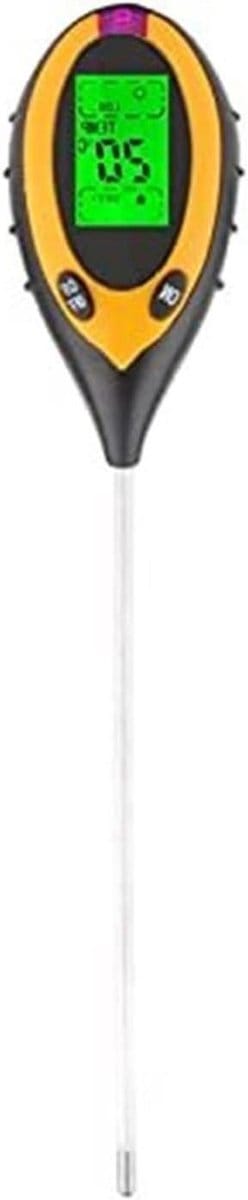 Elektronische Bodemtester - Vocht PH Meter - Planten Verzorgen - Meerdere Metingen - 19.7 cm Sonde - One Color