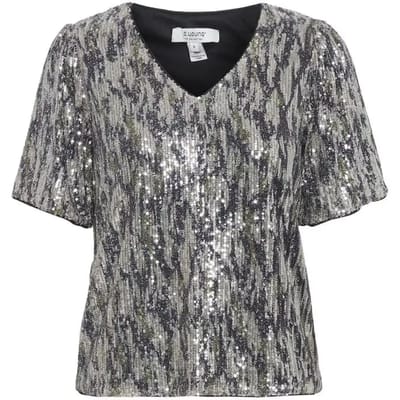Vrouwenblouse b.young Solia AOP