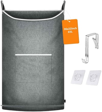 Opvouwbare Deur Hangmat voor Wasgoed - Ruimtebesparende Waszak voor Badkamer en Kast