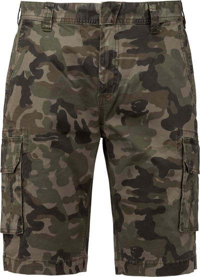 Kariban Herenbermuda met diverse zakken K754 - Olive Camouflage - 44 NL (38 FR)