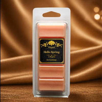 Waxmelt Snapbar - Hello Spring - Handgemaakt - 100% Sojawax - Voor (elektrische) geurbrander - Dierproefvrij
