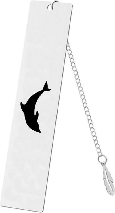 Akyol - dolfijn boekenlegger - Dolfijn - dierenliefhebber - dieren vriend - oceaan - leuk cadeau voor iemand die van dolfijnen houd