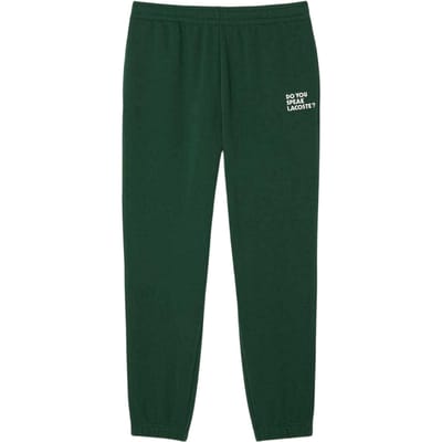 Lacoste Heren Fleece Relaxed Fit Sweatpants (Groen)