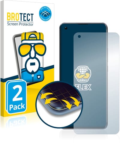 BROTECT - Screenprotector voor Xiaomi Mi 11 / Pro - Folie Beschermfolie transparant volledig dekking - 2 Stuks
