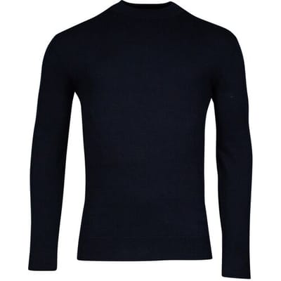 Baileys Trui Pima Cotton Turtle-Neck Single Knit Navy / male