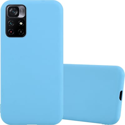 Cadorabo Hoesje geschikt voor Xiaomi POCO M4 PRO 5G in CANDY BLAUW - Beschermhoes gemaakt van flexibel TPU silicone Case Cover