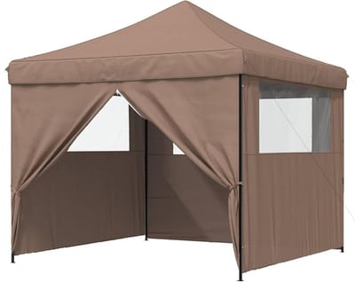 Opvouwbare Partytent - Pop-up Paviljoen Tent - Feestelijke Bijeenkomsten - Gepoedercoat Stalen Frame - 292 x 292 x 315 cm