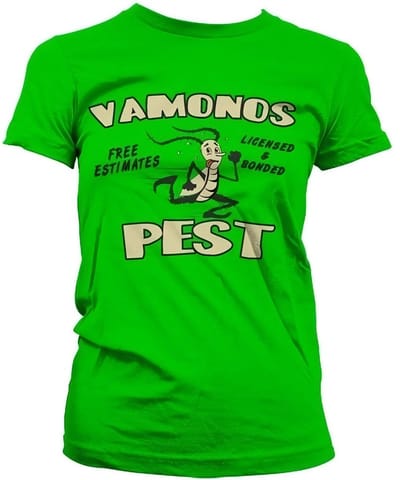 Breaking Bad Dames Tshirt -S- Vamanos Pest Groen
