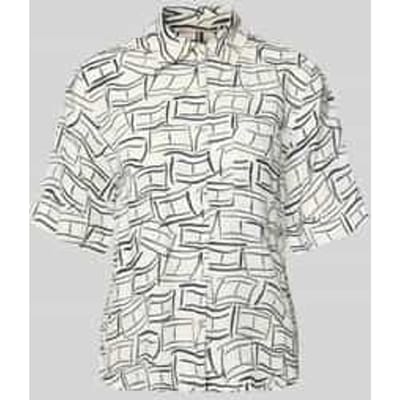 loose fit linnen blouse met borstzak