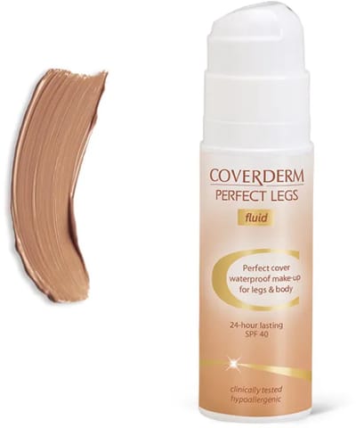 Coverderm Perfect Legs Fluid Nr. 62 / Vloeibare Make-up voor Benen en Lichaam Donker 75 ml