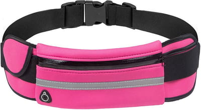 Scoby - Hardloop tasje - Heuptasje - Heupband met opbergzakje - Running Belt - Sleuteltasje - Roze