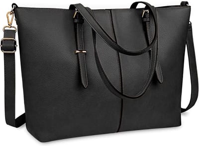 Grote Waterdichte Damestas PU Leer voor Laptop tot 15.6 inch Schoudertas
