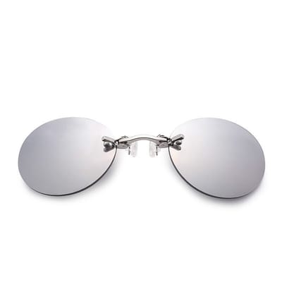 Zonnebril Morpheus Bekend van The Matrix - Zonnebrillen - Clip - Zomer - Bril - Brillen - Kleding Accessoires - Zilver