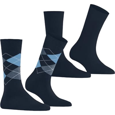 Burlington Everyday 2-Pack gedessineerd katoen multipack sokken dames paars - maat 36-41
