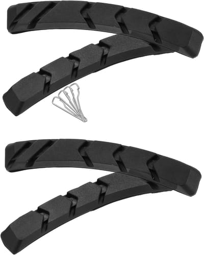 V-Brake Remrubbers 72mm – 2 Paar (Links + Rechts) – Geschikt voor Shimano – 4 stuks met Borgpinnen