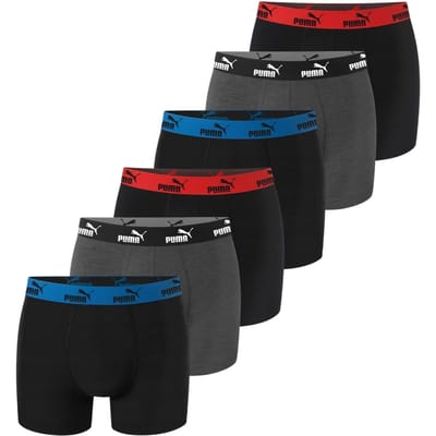 Puma Number 1 Boxershorts Heren (6-pack)