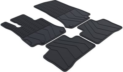 Rubber Automatten geschikt voor Mercedes GLC X253/C253 - 2016-2023 - 4-delig - Uitvoering: Coupé / SUV