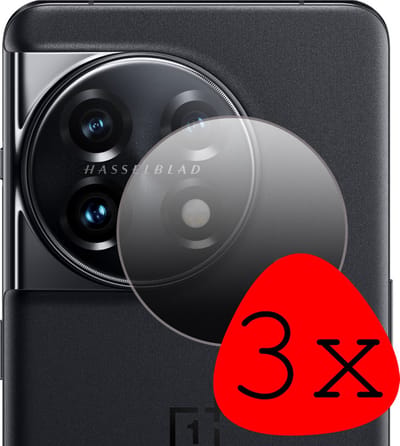 Camera Lens Protector - 3 Stuks Geschikt voor OnePlus 11 - Camera Screenprotector Beschermglas - Gehard Glas - Tempered Glass - Screen Protector