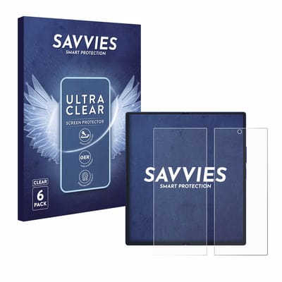 Savvies - Screenprotector voor Samsung Galaxy Z Fold 7 (Inner display) - Folie Beschermfolie transparant 6 Stuks