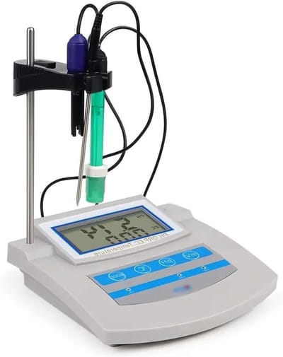 Waterkwaliteit Tester - 6-in-1 Monitor - Water Analyse - Automatische Kalibratie - N.v.t. - Zwart