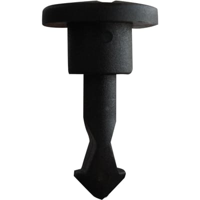 10 Stuks Inzetclip, Schroeftype Retainer, Zwart Nylon voor VW