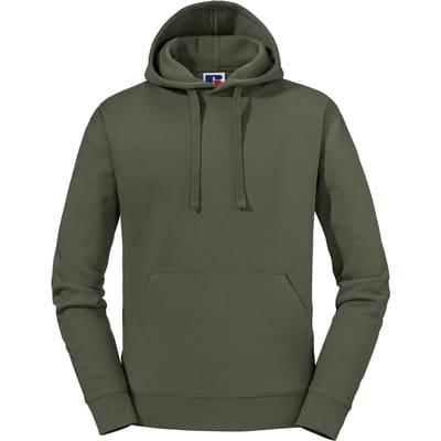 Russell Heren Authentieke Hoodie (Olijf)
