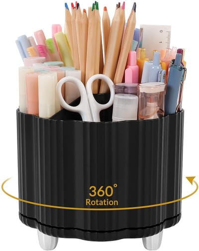 Unyqoos® Praktische 360 Graden Draaibare Bureau-organizer voor Efficiënte Opslag en Organisatie