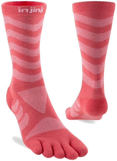 Injinji Women's Ultra Run Crew - Zalmroze - 35-40
