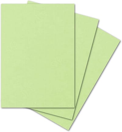Briefpapier DIN A4 berkengroen 297 x 210 mm Egoutteur-ribbels 100 g/m² katoenvezels geschikt voor kaarten en uitnodigingen