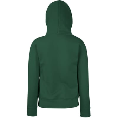 Fruit Of The Loom Vrouwen Dames Fit Sweatshirt Met Capuchon / Hoodie (Bottle Groen)